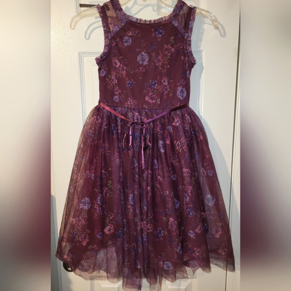 Girls Tulle Flower Dress